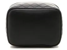 CHANEL シャネル ビコローレ横型バニティ ブラック/GP カーフ