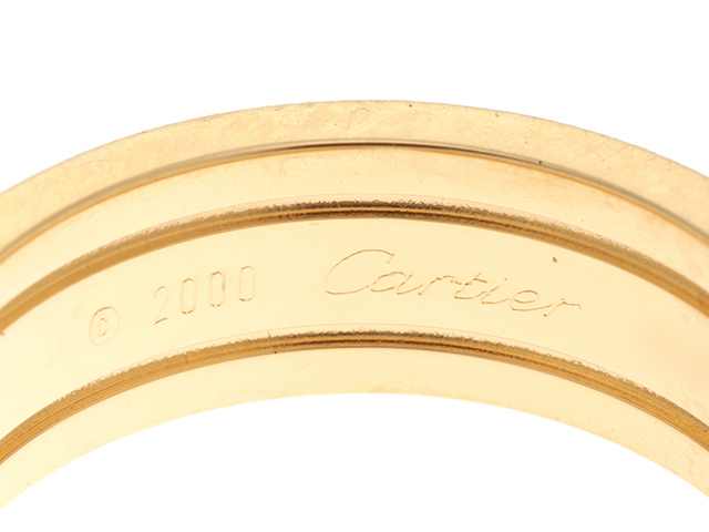 Cartier　カルティエ　C2　イエローゴールド　リング　YG　7.9g　55号　内箱・ギャラ付き【430】2143800140663