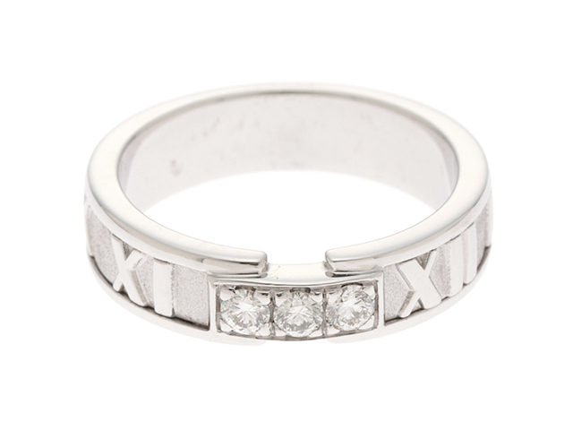 TIFFANY&CO ティファニー リング 指輪 アトラスリング 18Kホワイト