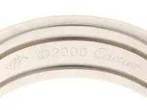 Cartier　カルティエ　C2R　Ｃ2リング　指輪　K18WG　ホワイトゴールド　8.2g　57号（日本サイズ約17号）　【436】　2143800150358