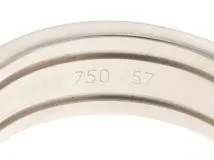 Cartier　カルティエ　C2R　Ｃ2リング　指輪　K18WG　ホワイトゴールド　8.2g　57号（日本サイズ約17号）　【436】　2143800150358