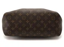 LOUIS VUITTON ルイ ヴィトン フラワージップドトートMM ハンドバッグ