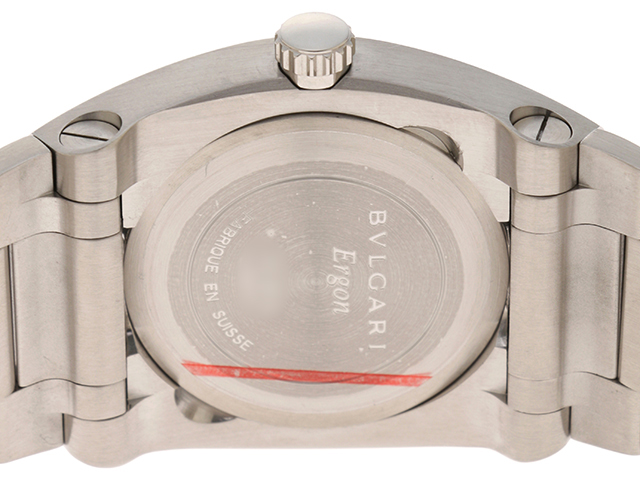 BVLGARI ブルガリ エルゴン 35mm EG35BSSD 時計 メンズ オートマティック ブラック文字盤 【430】