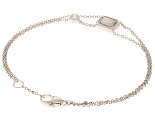 HARRY WINSTON ハリーウィンストン HWロゴブレスレット WG