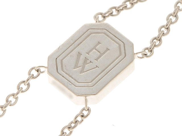 HARRY WINSTON ハリーウィンストン HWロゴブレスレット WG