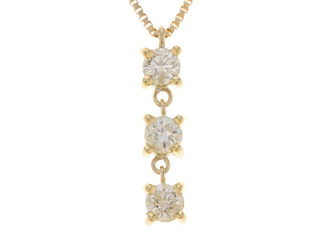 JEWELRY ノンブランドジュエリー ネックレス K18 ダイヤモンド0.40ct ...