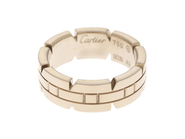 Cartier カルティエ タンクフランセーズ リング 指輪 WG ホワイト 