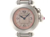 Cartier カルティエ 時計 ミスパシャ W3140008 ピンク ステンレススチール クオーツ レディース （2143800171834）【200】