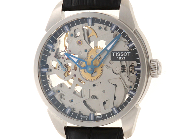 TISSOT T-コンプリカシオン スケレッテ TISSOT両面フルスケルトンのTコンプリカシオン スケレッテ