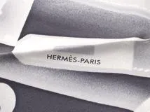 HERMES　エルメス　カレ90　PLEASE　CHECK　IN　マリン　ノワール　シルク【430】2143800185169