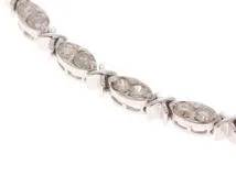 JEWELRY ノンブランド ブレスレット K18 ホワイトゴールド ダイヤモンド 2.00カラット 8.9g【473】