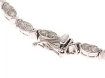 JEWELRY ノンブランド ブレスレット K18 ホワイトゴールド ダイヤモンド 2.00カラット 8.9g【473】