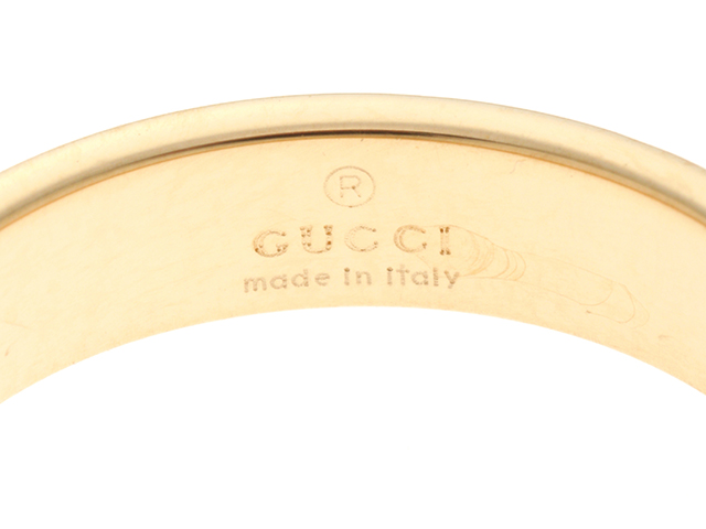 GUCCI グッチ アイコンリング K18YG イエローゴールド 3.8g 12号