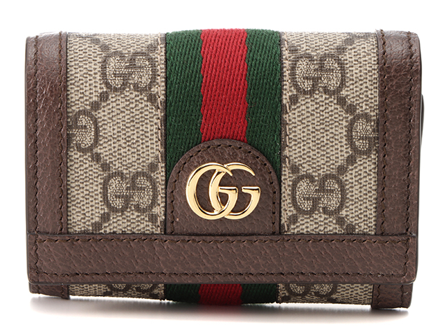 GUCCI グッチ 財布 オフィディア 3つ折り財布 GGスプリーム キャンバス