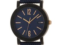 BVLGARI　ブルガリ　ﾌﾞﾙｶﾞﾘ ﾌﾞﾙｶﾞﾘ　BB41S　SS/ラバー　自動巻き　ブルー【432】