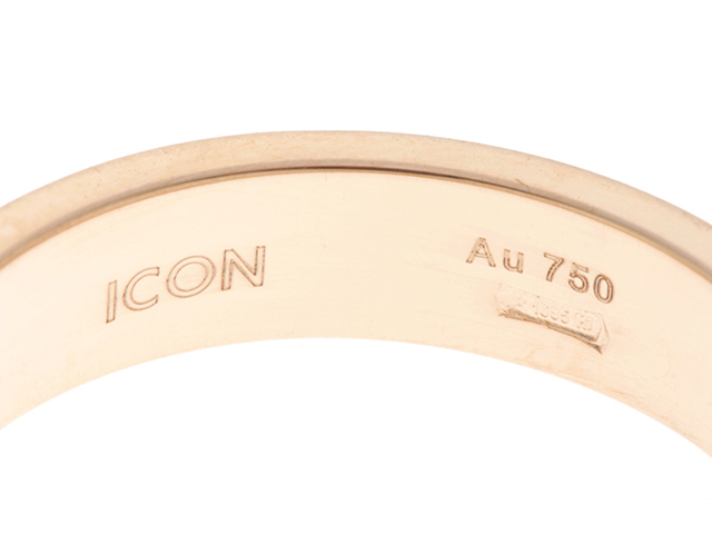 GUCCI グッチ アイコンリング ピンクゴールド 約3.5g 9号 【430 GUCCI グッチ アイコンリング ピンクゴールド 約3.5g 9号 【430