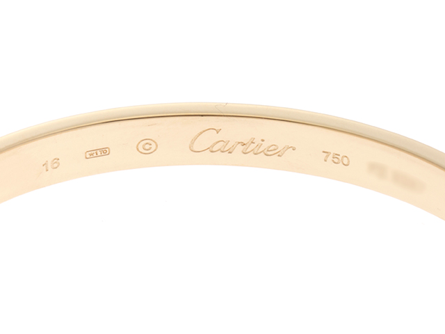 Cartier カルティエ ラブオープンバングル イエローゴールドYG 23.8g