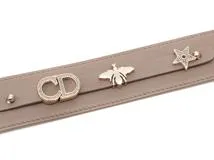 Dior　ディオール　カナージュレディーディオール　MYABC　スモール　グレージュ　ラム【430】2144000212297