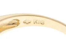 JEWELRY　ジュエリー　 リング　K18イエローゴールド　　ブルートパース　/ペリドット　/ダイヤモンド 　4.0g　　#10.5　　2144000227871　【472】H