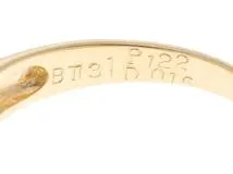 JEWELRY　ジュエリー　 リング　K18イエローゴールド　　ブルートパース　/ペリドット　/ダイヤモンド 　4.0g　　#10.5　　2144000227871　【472】H