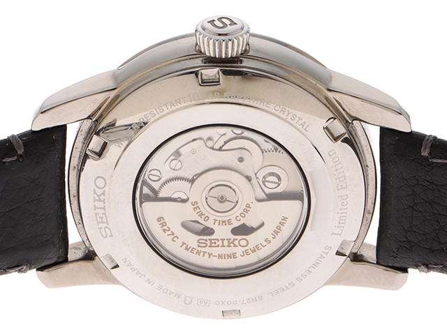 SEIKO セイコー プレサージュ・110周年 世界限定1500本 SARW071 自動巻き ステンレス 革ベルト 【431】