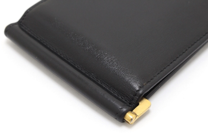 SAINT LAURENT サンローラン マネークリップ付け二つ折り札入れ 607738
