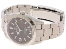 G番 ROLEX ロレックス エクスプローラーⅠ 214270 ブラック文字盤 SS 39mm ブラックアウト 自動巻き メンズ（2144000230130）M【200】