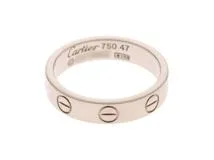 Cartier　カルティエ　ミニラブ 　リング　K18ホワイトゴールド　B4050500　約3.7g　#47　7号【430】2144000230222
