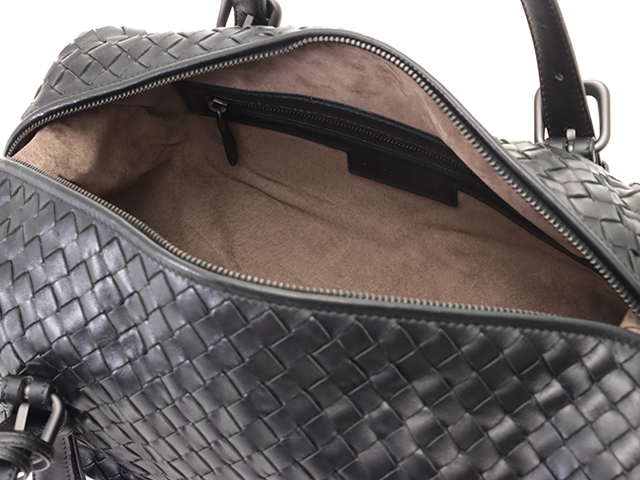 ボッテガ・ヴェネタ　ミニボストンバッグ イントレ  モンテーニュ BOTTEGAVENETA ボッテガヴェネタ イントレチャート モンテーニュ