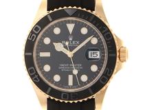 ROLEX　ロレックス　ギャラ有　ヨットマスター 42　226658　イエローゴールド/ラバー　YG/ラバー　ブラック　メンズ　自動巻き【432】2144000232363