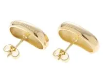 TIFFANY＆CO　ティファニー　ビーン　ピアス　K18イエローゴールド　約10.6g【433】2144000235043