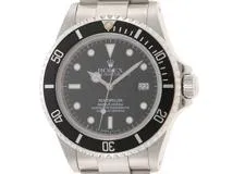 U番　ROLEX　ロレックス　16600　シードゥエラー　ブラック文字盤　ステンレススチール　並行　メンズ　腕時計（2144000235715）【200】C