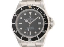 U番　ROLEX　ロレックス　16600　シードゥエラー　ブラック文字盤　ステンレススチール　並行　メンズ　腕時計（2144000235715）【200】C