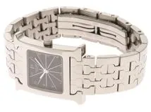 HERMES エルメス Hウォッチ クオーツ ステンレス ブラック HH1.210  