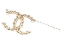 CHANEL　シャネル　ココマークブローチ　メタル(GP)　AB7778　2144000237931【432】