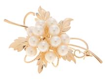 JEWELRY　ジュエリー　ブローチ　K18イエローゴールド/K14イエローゴールド(ピン部分)/パール　約15.1g　2144000237986【207】
