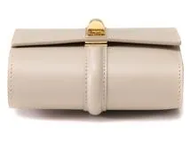 CELINE　セリーヌ　１６　スモールトリフォールドウォレット　ライトストーン　カーフ【431】2144000240016