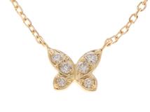 Ponte Vecchio　ポンテヴェキオ　貴金属・宝石　ネックレス　K18イエローゴールド　ダイヤモンド約0.04ct　約1.6g　約40cm　2144000240504　【205】