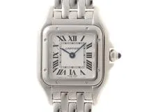 Cartier カルティエ レディース クオーツ パンテールドゥ カルティエ SM WSPN0006 ホワイト文字盤 SS【472】HK