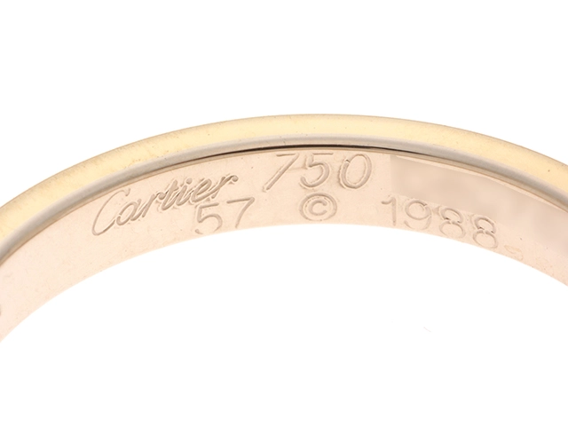 Cartier カルティエ　リング トリニティバンド リング  　K18YG/PG/WG　３カラー　57号　3.8ｇ【472】AH