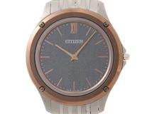 CITIZEN　シチズン　エコ・ドライブ　ワン　8826-T022821　ステンレス　グレー文字盤　ソーラー発電　男性用腕時計【473】