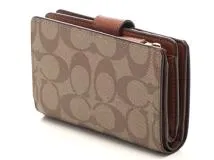 COACH コーチ シグネチャー ミディアムコーナージップウォレット
