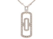 BVLGARI　ブルガリ　パレンテシオープンネックレス　ホワイトゴールド　18KWG　21.4g　【471】L