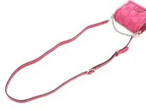 GUCCI グッチ GGキルティングミニ2wayバッグ フューシャピンク ナイロン/レザー 723777【472】YY