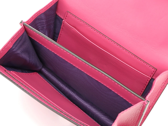 GUCCI グッチ GGキルティングミニ2wayバッグ フューシャピンク ナイロン/レザー 723777【472】YY