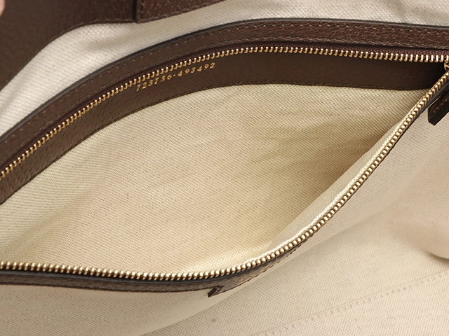 GUCCI グッチ ジャンボGGトートバッグ ベージュ/ダークブラウン キャンバス/レザー 723736 PALECEコラボ2022年 【472】YY