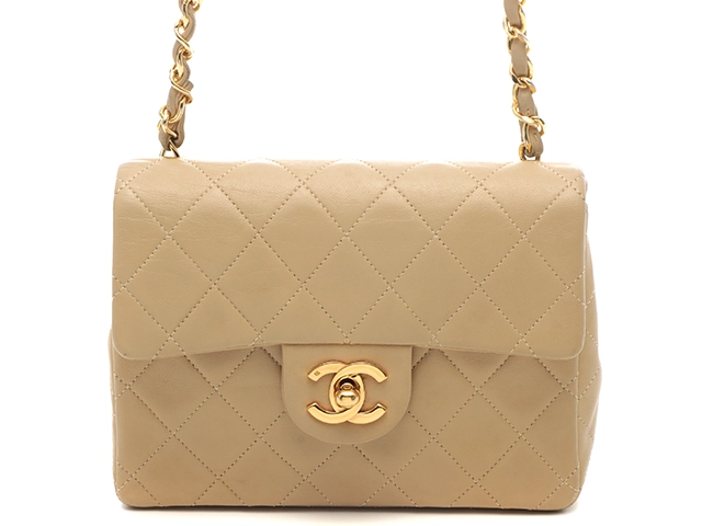 CHANEL シャネル ミニマトラッセ17 チェーンショルダーバッグ ライト