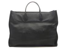 GUCCI グッチ　ロゴ ラージ2WAYトートバッグ　ブラック　レザー　674837　【471】M