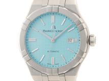 MAURICE LACROIX モーリス・ラクロア アイコン オートマティック 42 サマーエディション AI6008-SS00F-431-C スティール ターコイズブルー 自動巻き【472】SJ