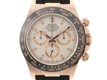2023年正規品 ROLEX ロレックス 腕時計 コスモグラフ デイトナ 116515LN アイボリー文字盤 K18エバーローズゴールド／オイスターフレックス 自動巻き【472】SJ